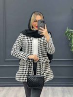 پالتو پیچازی مغزی دوزی کد 4241 - تصویر 2