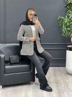 پالتو پیچازی مغزی دوزی کد 4241 - تصویر 6