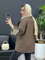 پالتو ترکیبی چهارخونه کد 4240 - تصویر 14