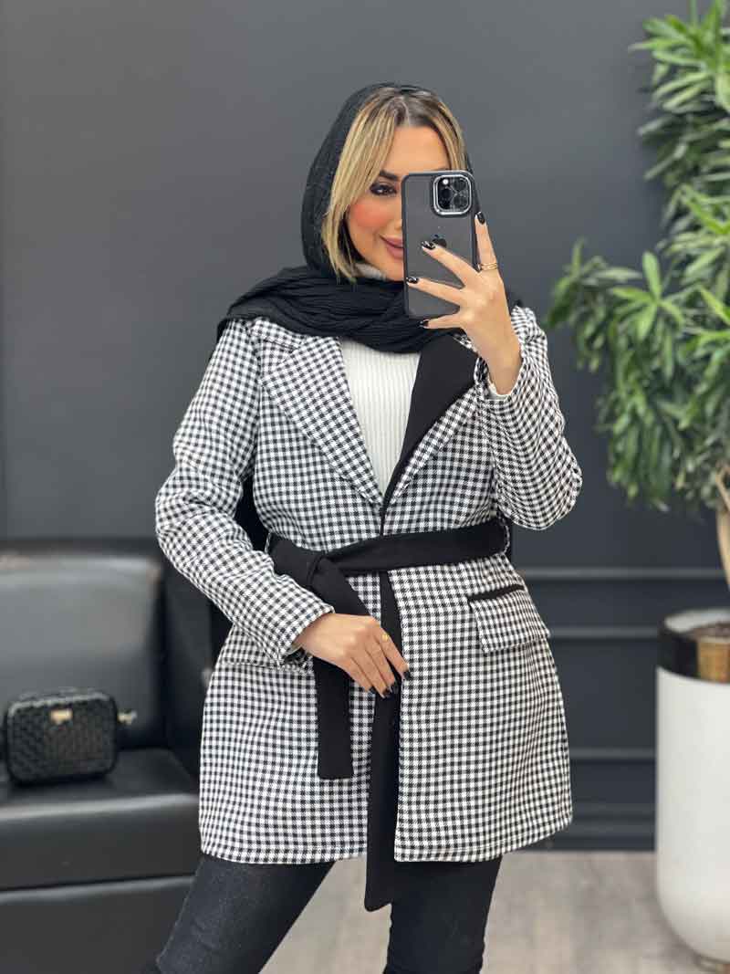 پالتو چهارخونه دو جیب کد 4239 پالتو چهارخونه دو جیب کد 4239