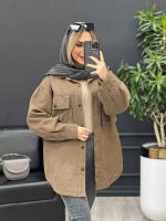 مانتو کتان دو جیب پاکتی کد 4242 - تصویر 10