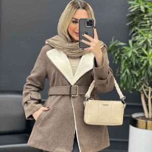 پالتو فوتر یقه خز کد 4007