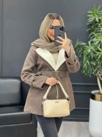 پالتو فوتر یقه خز کد 4007 - تصویر 7