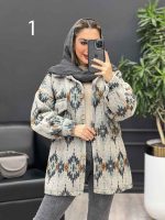 شکت طرح سنتی آستردار کد 4163 - تصویر 3