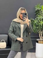 کت چهارخونه چهار دکمه کد 3933 - تصویر 19