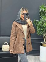 کت چهارخونه چهار دکمه کد 3933 - تصویر 10