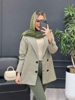 کت چهارخونه چهار دکمه کد 3933 - تصویر 17