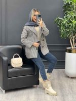 کت چهارخونه چهار دکمه کد 3933 - تصویر 16