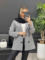 کت چهارخونه چهار دکمه کد 3933 - تصویر 14