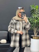 شکت چهارخونه دو جیب کد 3880 - تصویر 4