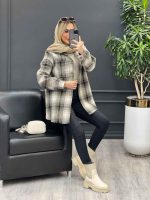 شکت چهارخونه دو جیب کد 3880 - تصویر 22
