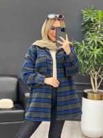 شکت چهارخونه دو جیب کد 3880 - تصویر 3