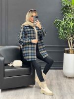 شکت چهارخونه دو جیب کد 3880 - تصویر 13