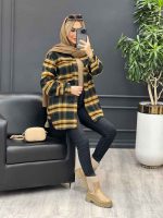 شکت چهارخونه دو جیب کد 3880 - تصویر 20