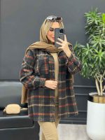 شکت چهارخونه دو جیب کد 3880 - تصویر 18