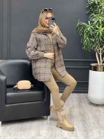 شکت چهارخونه دو جیب کد 3880 - تصویر 25