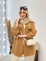 مانتو جیب نما بغل زیپ کد 4513 - تصویر 14
