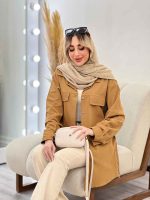 مانتو جیب نما بغل زیپ کد 4513 - تصویر 5