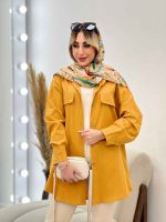 مانتو جیب نما بغل زیپ کد 4513 - تصویر 29