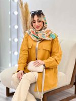 مانتو جیب نما بغل زیپ کد 4513 - تصویر 13