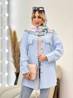 مانتو جیب نما بغل زیپ کد 4513 - تصویر 10