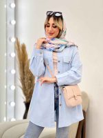 مانتو جیب نما بغل زیپ کد 4513 - تصویر 21