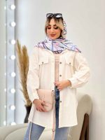 مانتو جیب نما بغل زیپ کد 4513 - تصویر 11