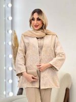 مانتو ژاکارد شاین کد 4516 - تصویر 3