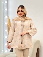 مانتو ژاکارد شاین کد 4516 - تصویر 9