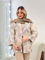 مانتو ژاکارد شاین کد 4516 - تصویر 2