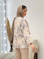 مانتو ژاکارد شاین کد 4516 - تصویر 11