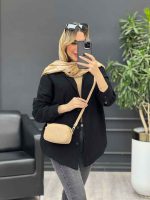 شومیز آستین پاگن پشت پیله کد 4463 - تصویر 13