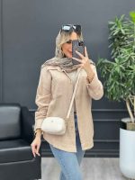 شومیز آستین پاگن پشت پیله کد 4463 - تصویر 22
