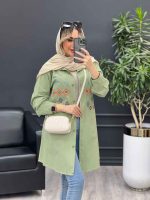 مانتو لینن طرح لوزی کد 4472 - تصویر 17