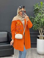 مانتو لینن طرح لوزی کد 4472 - تصویر 5