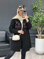 مانتو لینن طرح لوزی کد 4472 - تصویر 7
