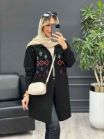 مانتو لینن طرح لوزی کد 4472 - تصویر 9