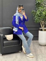 مانتو مازراتی ژیله دار دو جیب کد 4450 - تصویر 22