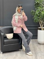 مانتو مازراتی ژیله دار دو جیب کد 4450 - تصویر 23