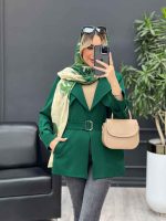 مانتو مازراتی ژیله دار دو جیب کد 4450 - تصویر 19