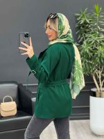 مانتو مازراتی ژیله دار دو جیب کد 4450 - تصویر 12