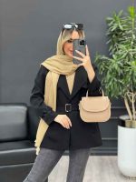 مانتو مازراتی ژیله دار دو جیب کد 4450 - تصویر 18