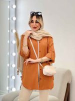 شومیز کراش آستین بند دار کد 4532 - تصویر 40