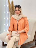 شومیز کراش آستین بند دار کد 4532 - تصویر 27