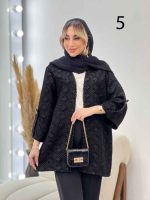 مانتو فکورا آستین پاگن کد 4527 - تصویر 20