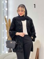 مانتو فکورا آستین پاگن کد 4527 - تصویر 5