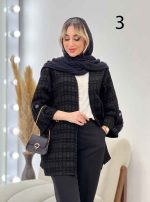 مانتو فکورا آستین پاگن کد 4527 - تصویر 2