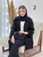 مانتو فکورا آستین پاگن کد 4527 - تصویر 4