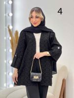 مانتو فکورا آستین پاگن کد 4527 - تصویر 9