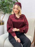 شومیز ساتن سلین کد 4380